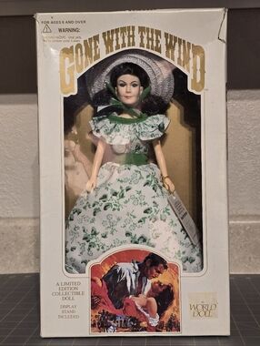 "Gone With The Wind" Scarlett O'Hara Doll in BBQ Dress